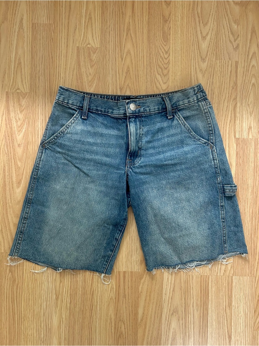 Classic Cut-off Cargo Jorts - Blue